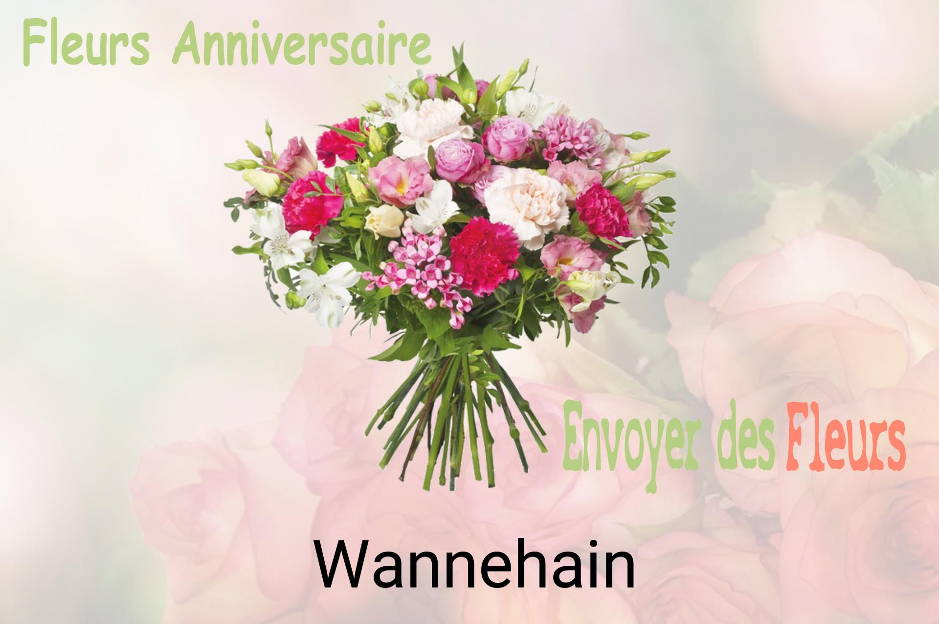Bouquet de fleurs d’anniversaire livré à Wannehain